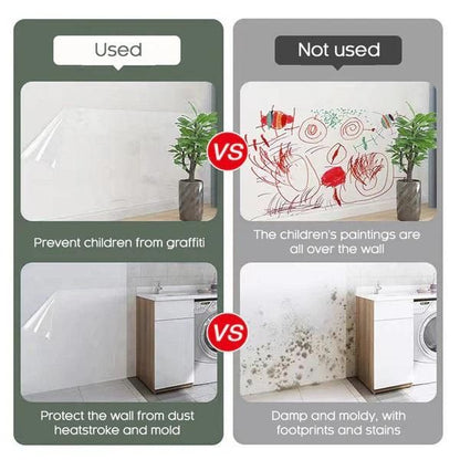 Self- Adhesive Transparent Electrostatic Wall Protection Film (Buy 1 Get 1 Free)